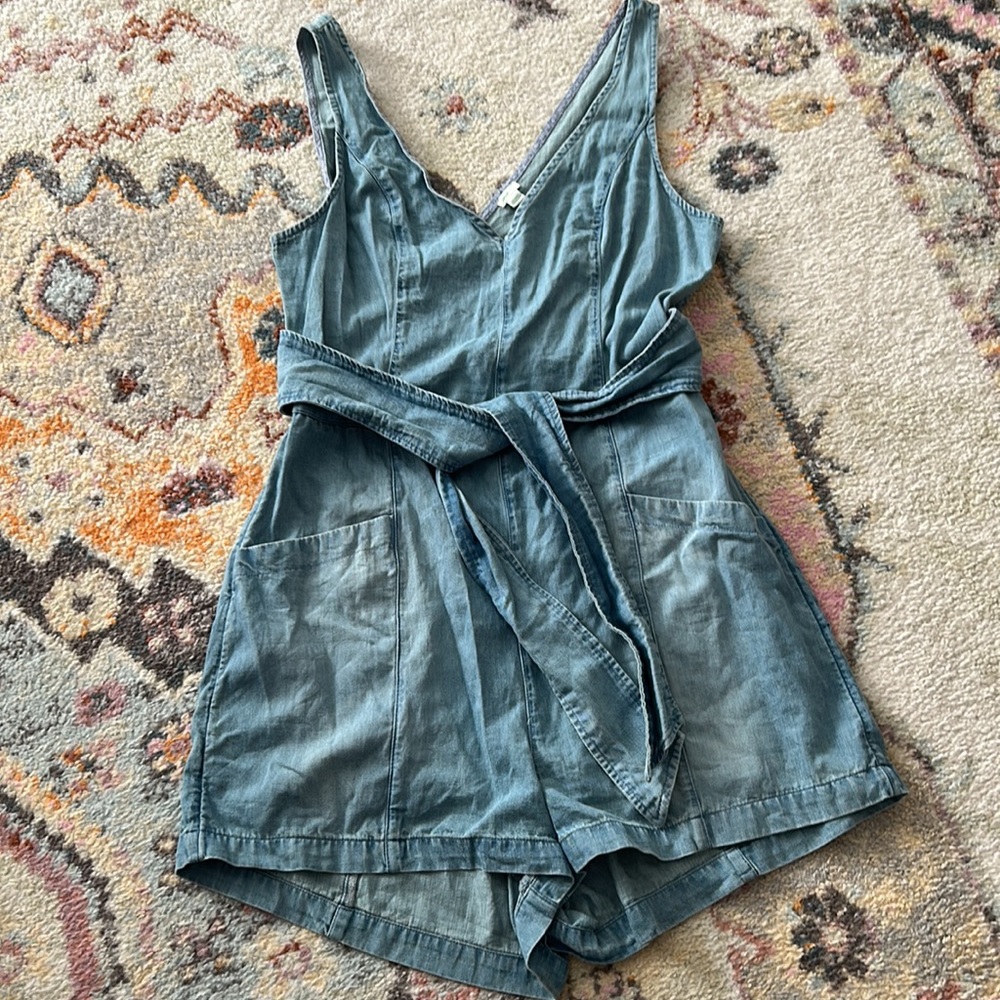 Aerie jean romper